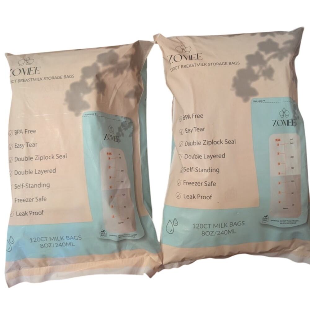 New Zomee Milk Bags for Baby